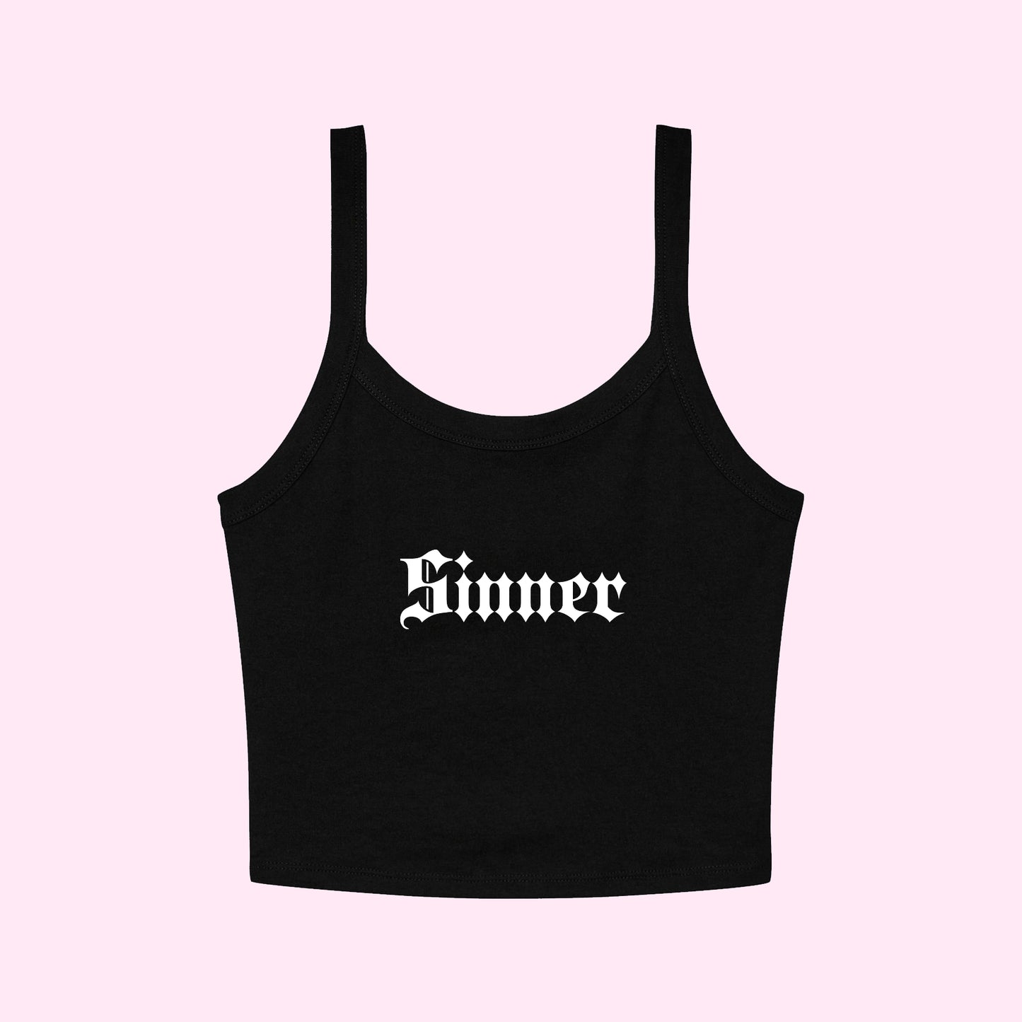 Sinner Cropped Tank Top