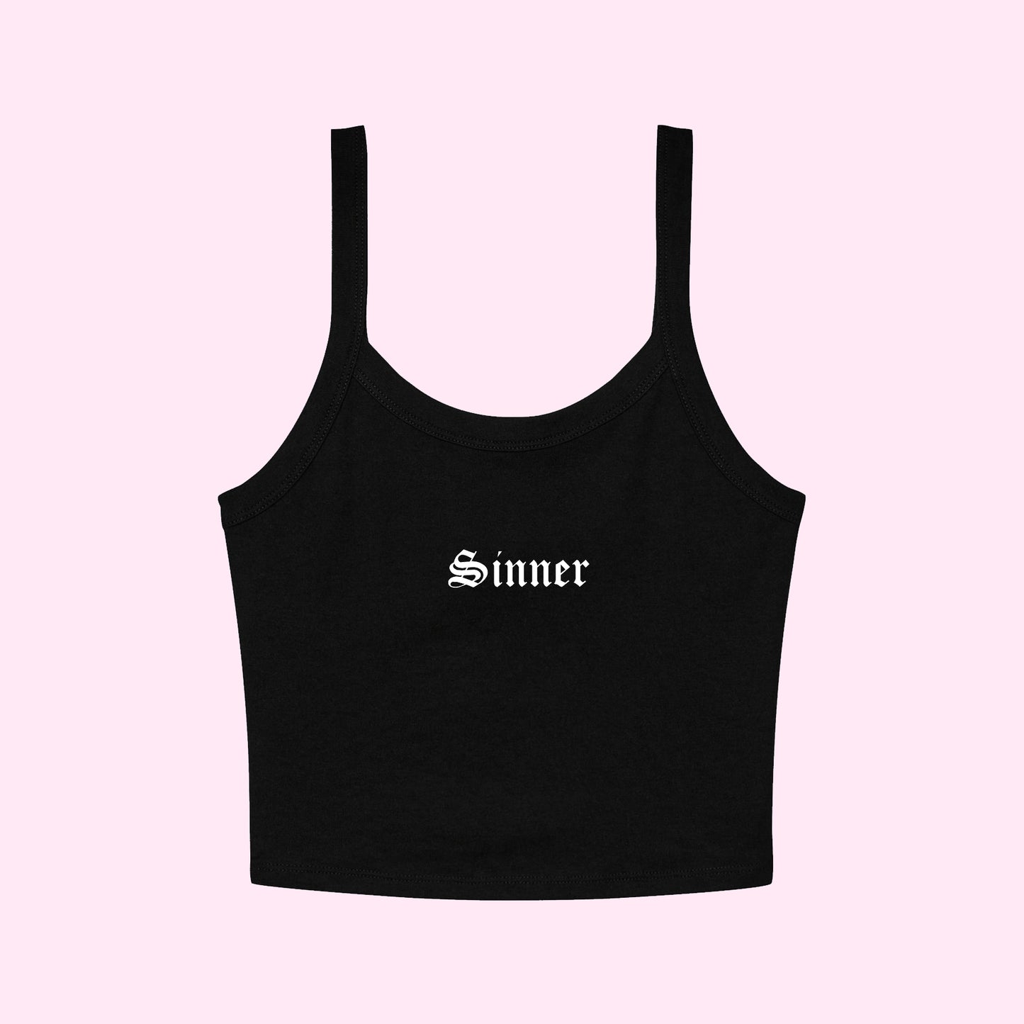 Sinner Cropped Tank Top