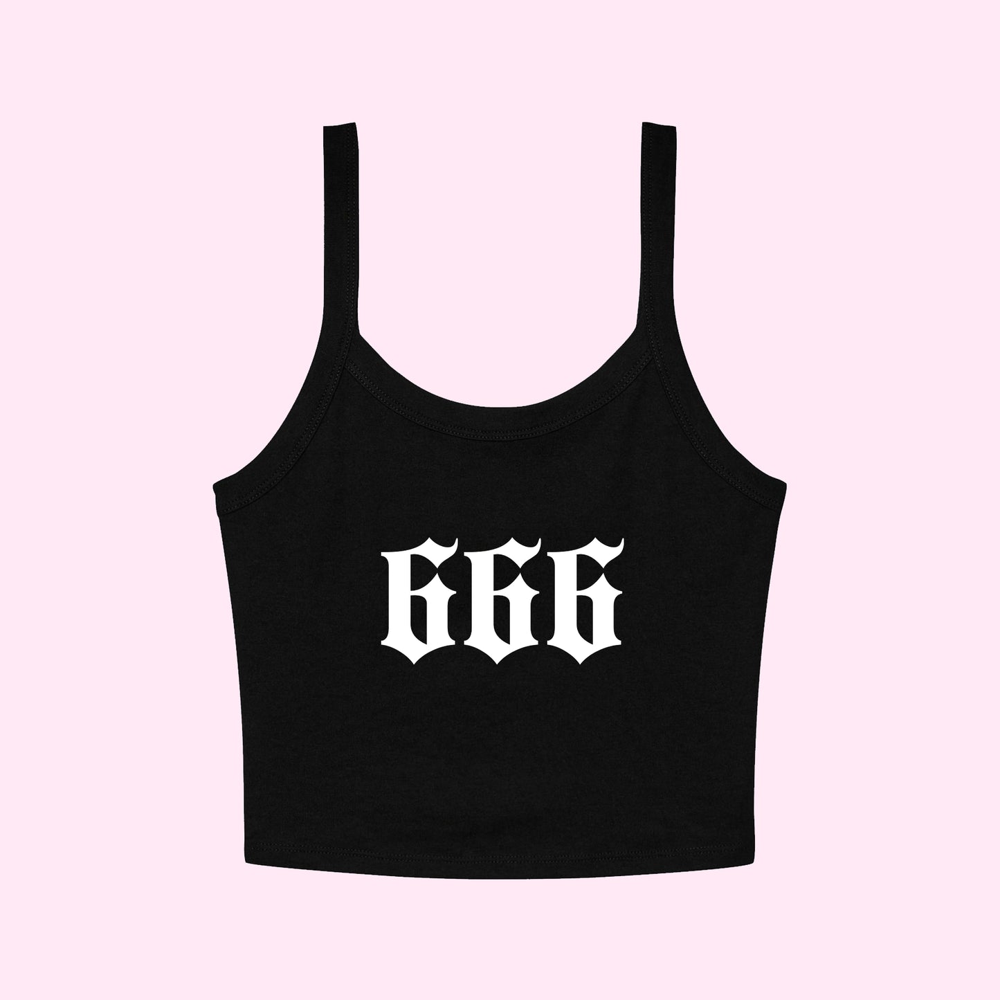 666 Cropped Tank Top