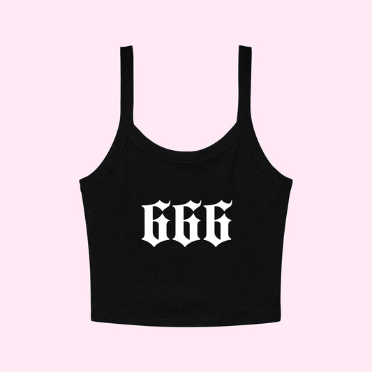 666 Cropped Tank Top