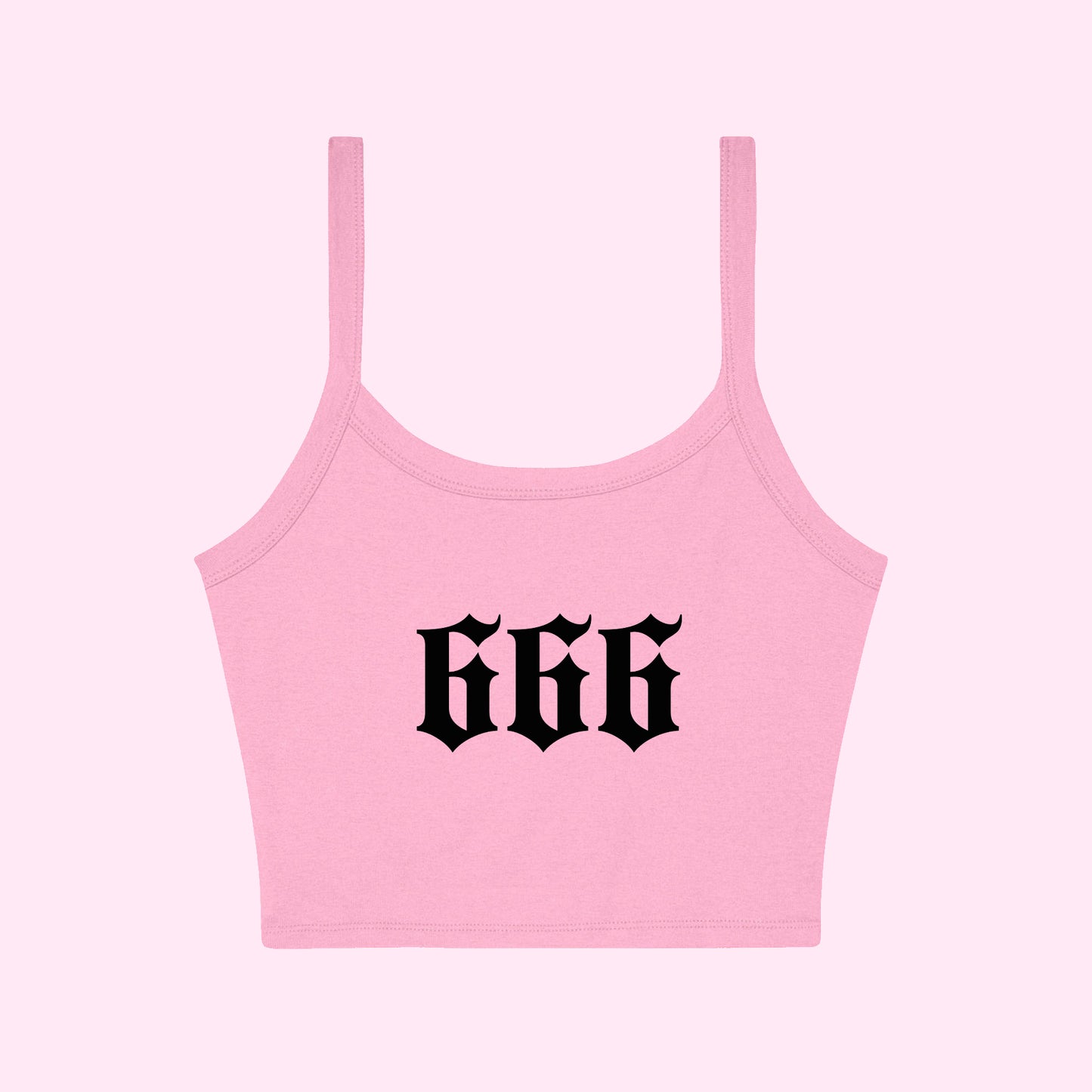 666 Cropped Tank Top
