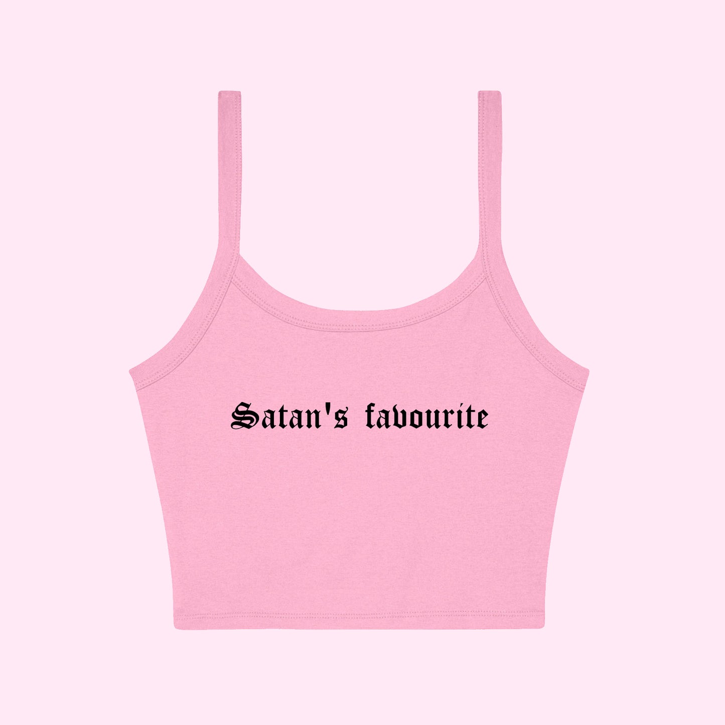 Satan's Favourite Cropped Tank Top