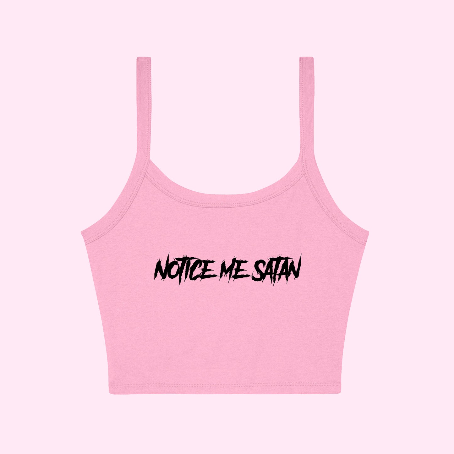 Notice Me Satan Cropped Tank Top
