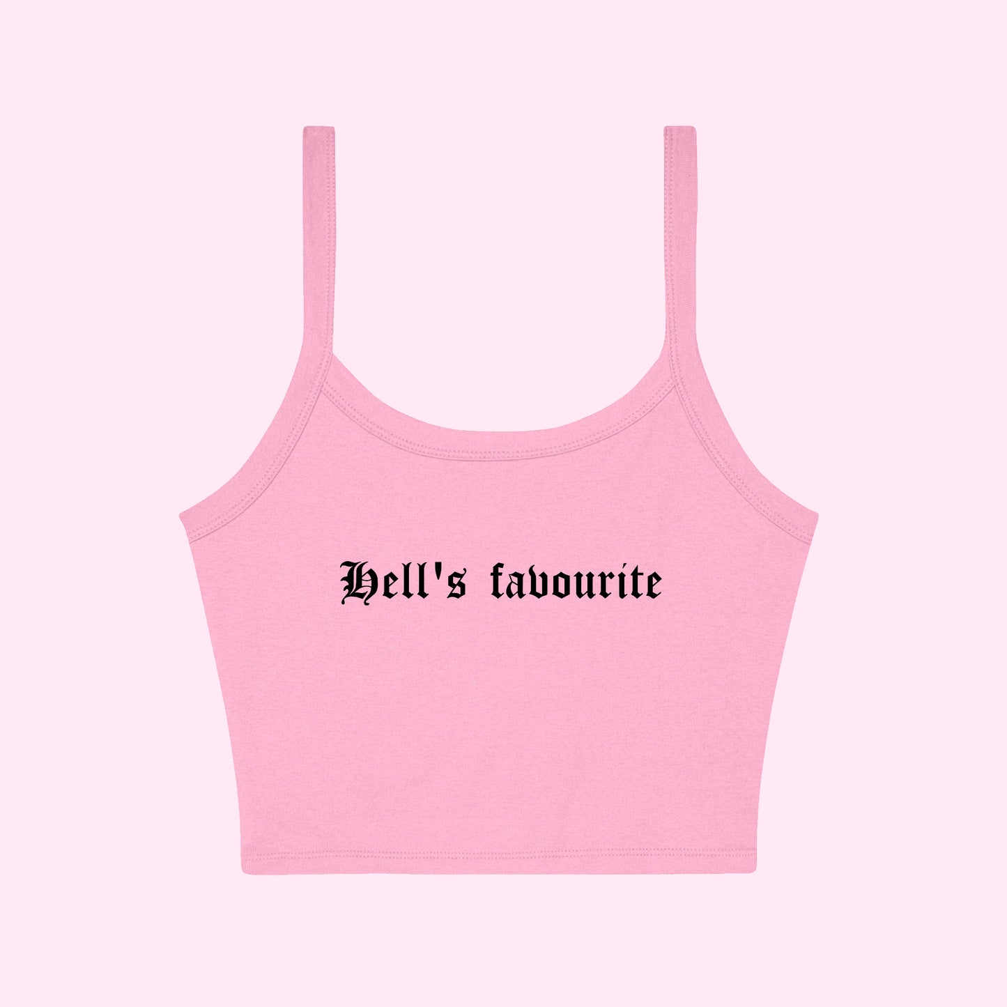 Hell's Favourite Cropped Tank Top